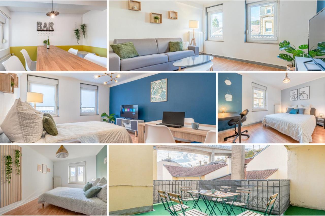 1 Studio & 4 Appts - 1 A 4 Lits - 1 A 7 Pers - 1 Immeuble - Confort, Flexibilite ------ English - 1 Studio & 4 Apts - 1 To 4 Beds - 1 To 7 Guests - Same Building - Comfort, Flexibility -- Cattenom Tremery Yutz Thionville Florange Hayange Kültér fotó