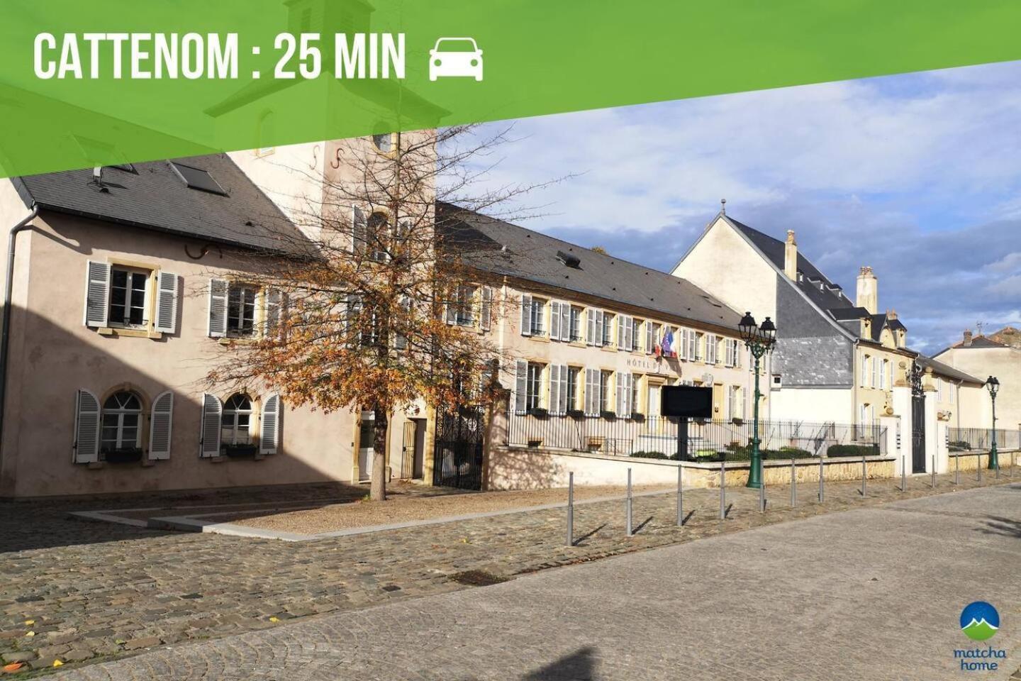 1 Studio & 4 Appts - 1 A 4 Lits - 1 A 7 Pers - 1 Immeuble - Confort, Flexibilite ------ English - 1 Studio & 4 Apts - 1 To 4 Beds - 1 To 7 Guests - Same Building - Comfort, Flexibility -- Cattenom Tremery Yutz Thionville Florange Hayange Kültér fotó