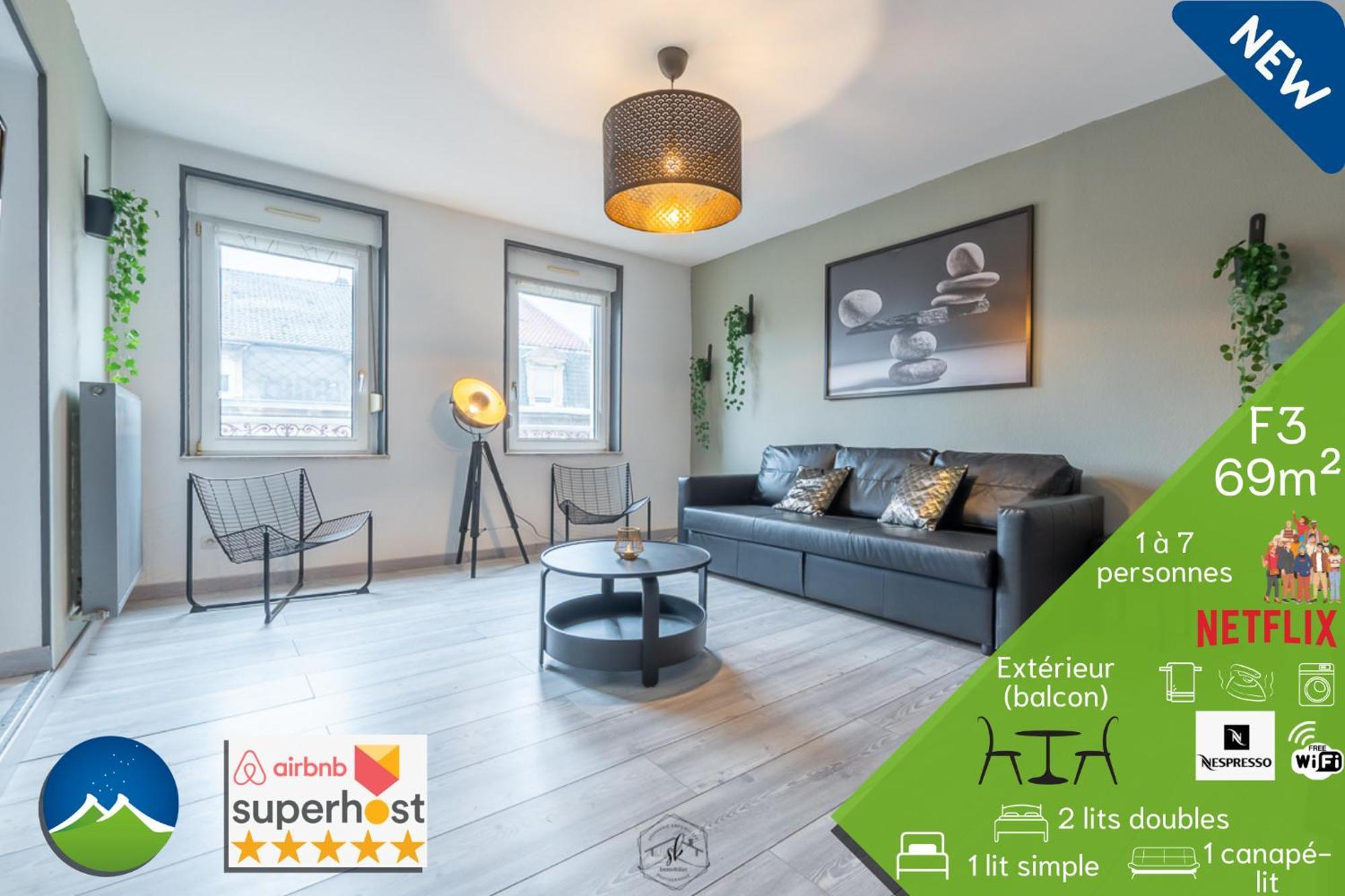 1 Studio & 4 Appts - 1 A 4 Lits - 1 A 7 Pers - 1 Immeuble - Confort, Flexibilite ------ English - 1 Studio & 4 Apts - 1 To 4 Beds - 1 To 7 Guests - Same Building - Comfort, Flexibility -- Cattenom Tremery Yutz Thionville Florange Hayange Kültér fotó